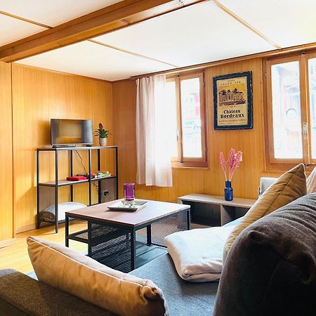 Lovely & Great Equipped Wooden Alp Chalet Flat Kandersteg Eksteriør billede