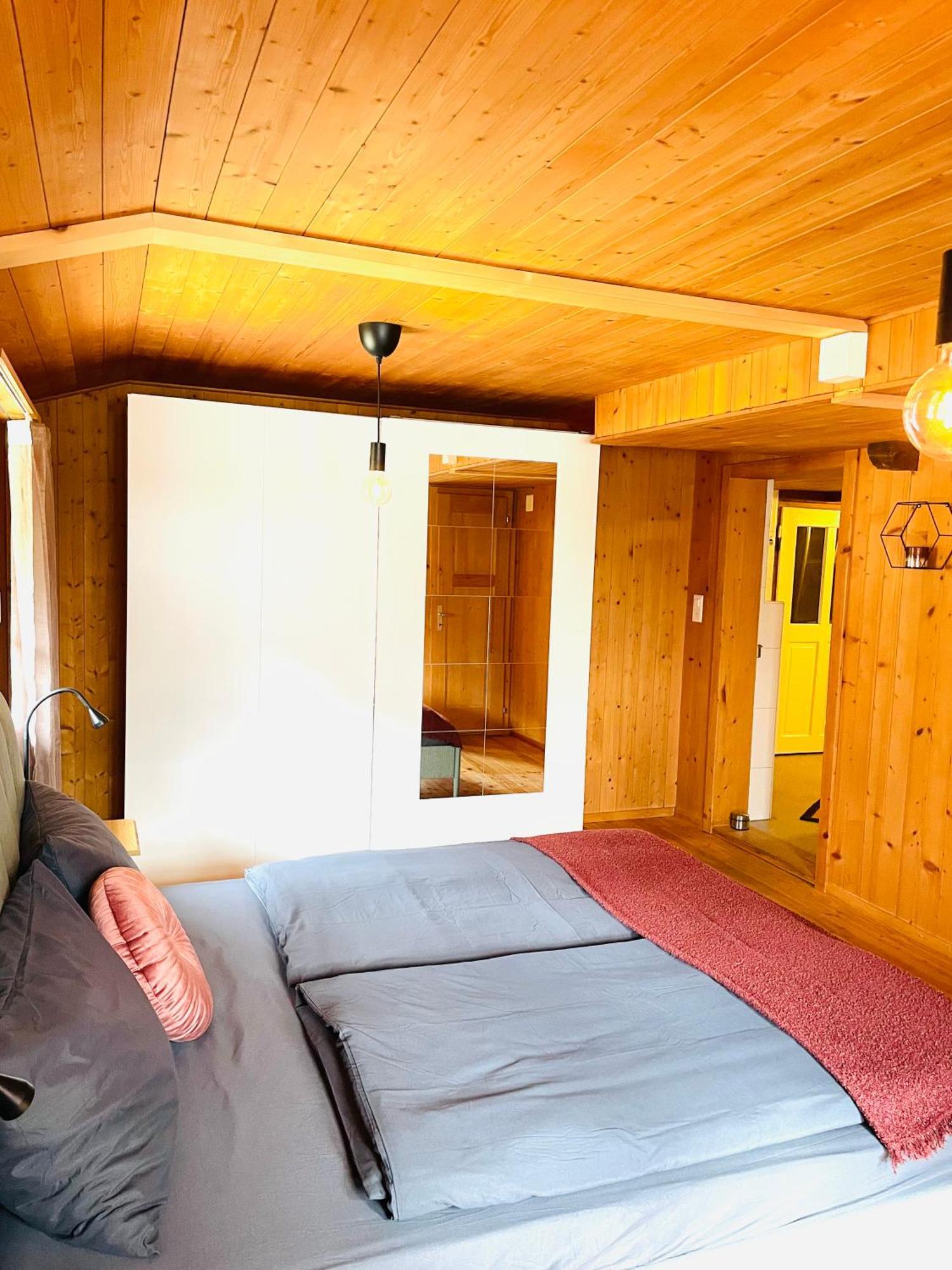 Lovely & Great Equipped Wooden Alp Chalet Flat Kandersteg Eksteriør billede