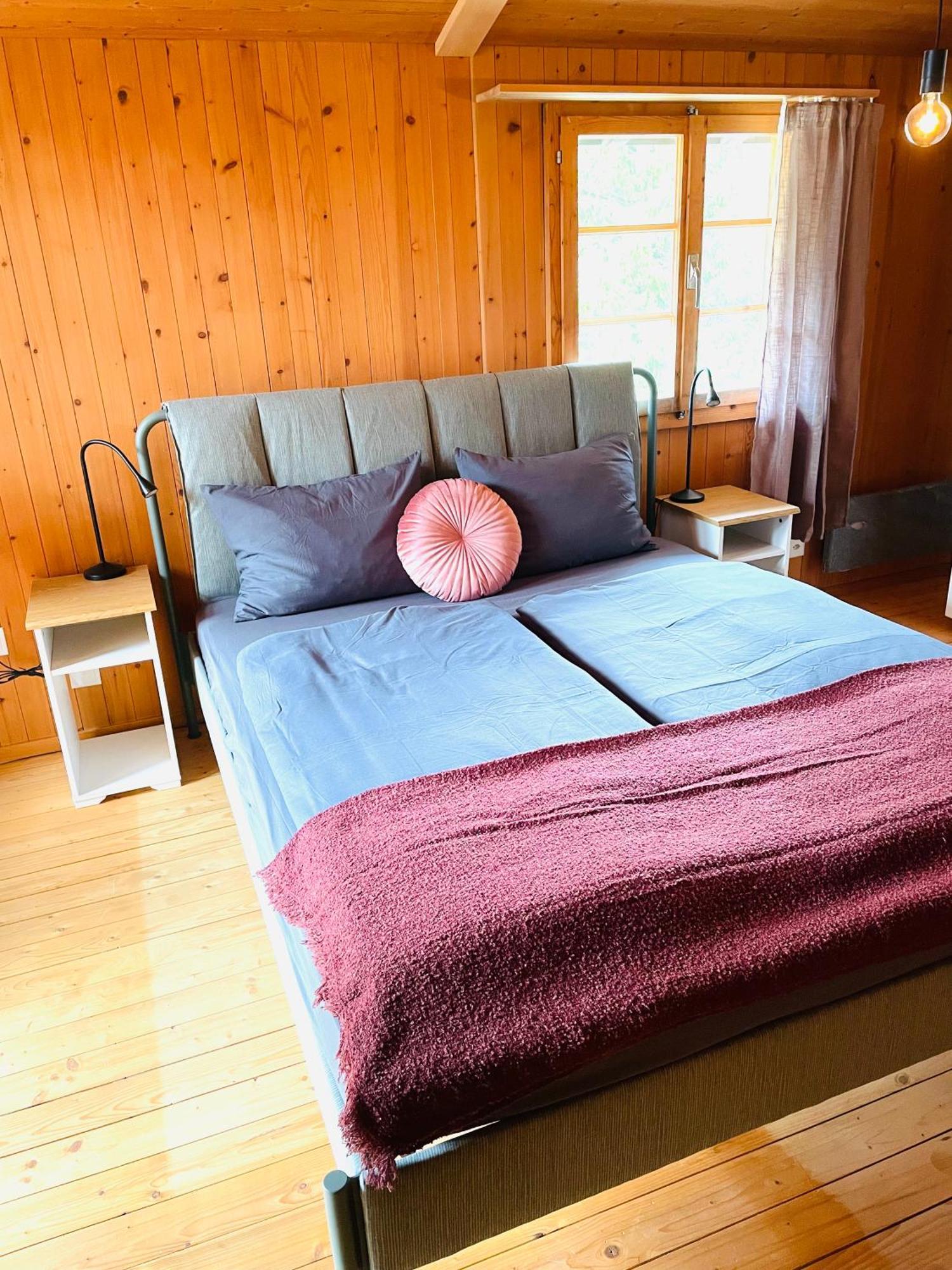 Lovely & Great Equipped Wooden Alp Chalet Flat Kandersteg Eksteriør billede