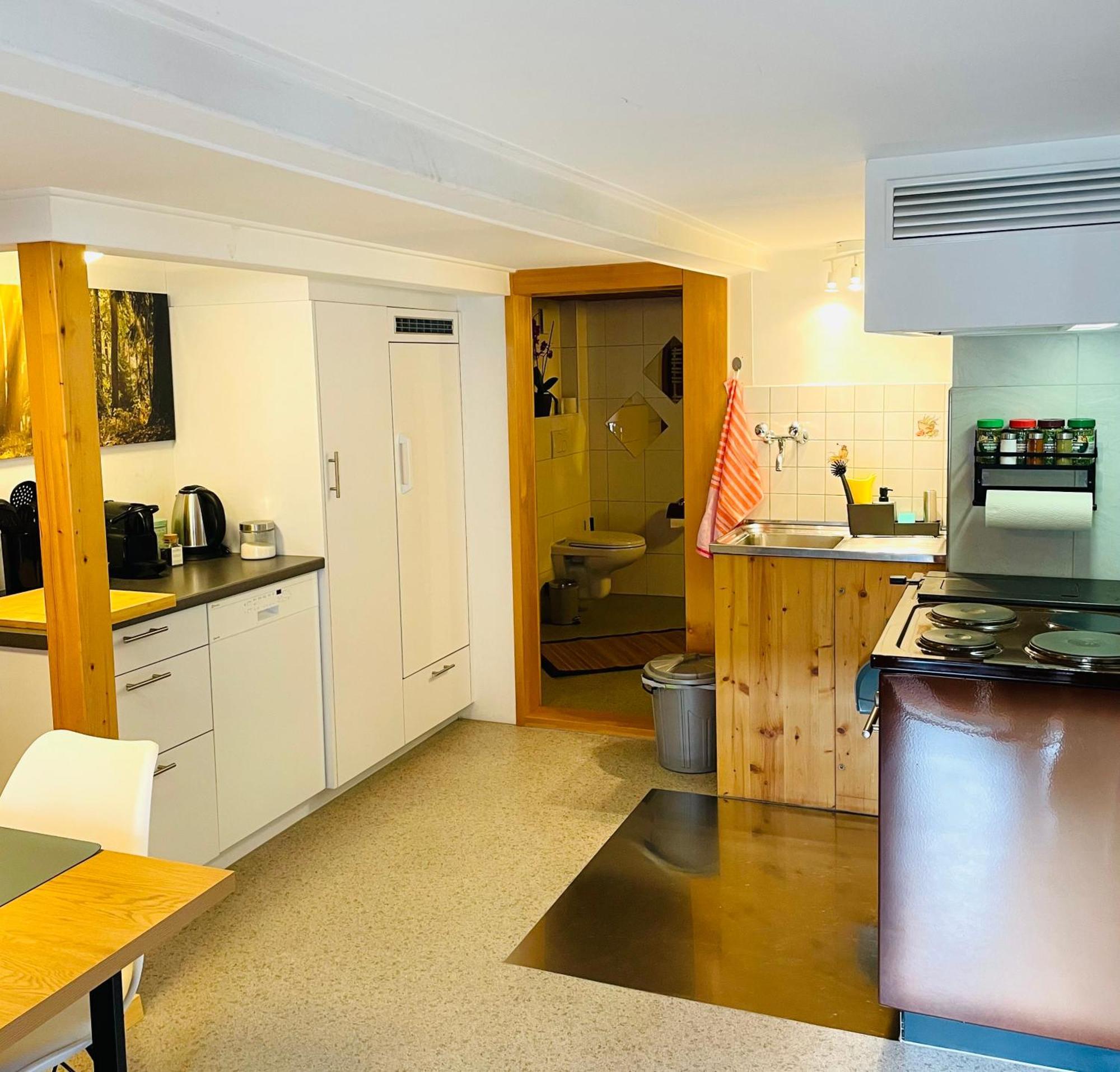 Lovely & Great Equipped Wooden Alp Chalet Flat Kandersteg Eksteriør billede